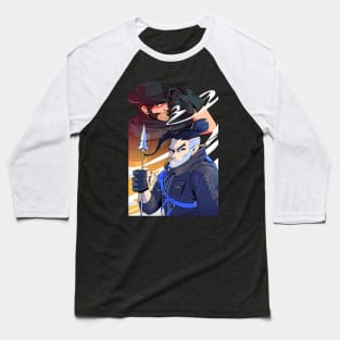 Hanzo and McCree Baseball T-Shirt